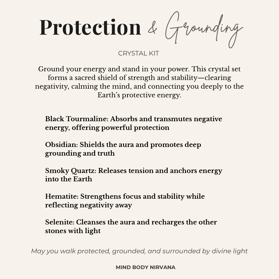 Protection & Grounding Crystal Kit