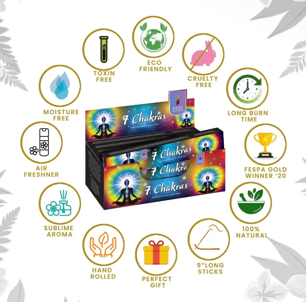 7 Chakras Incense