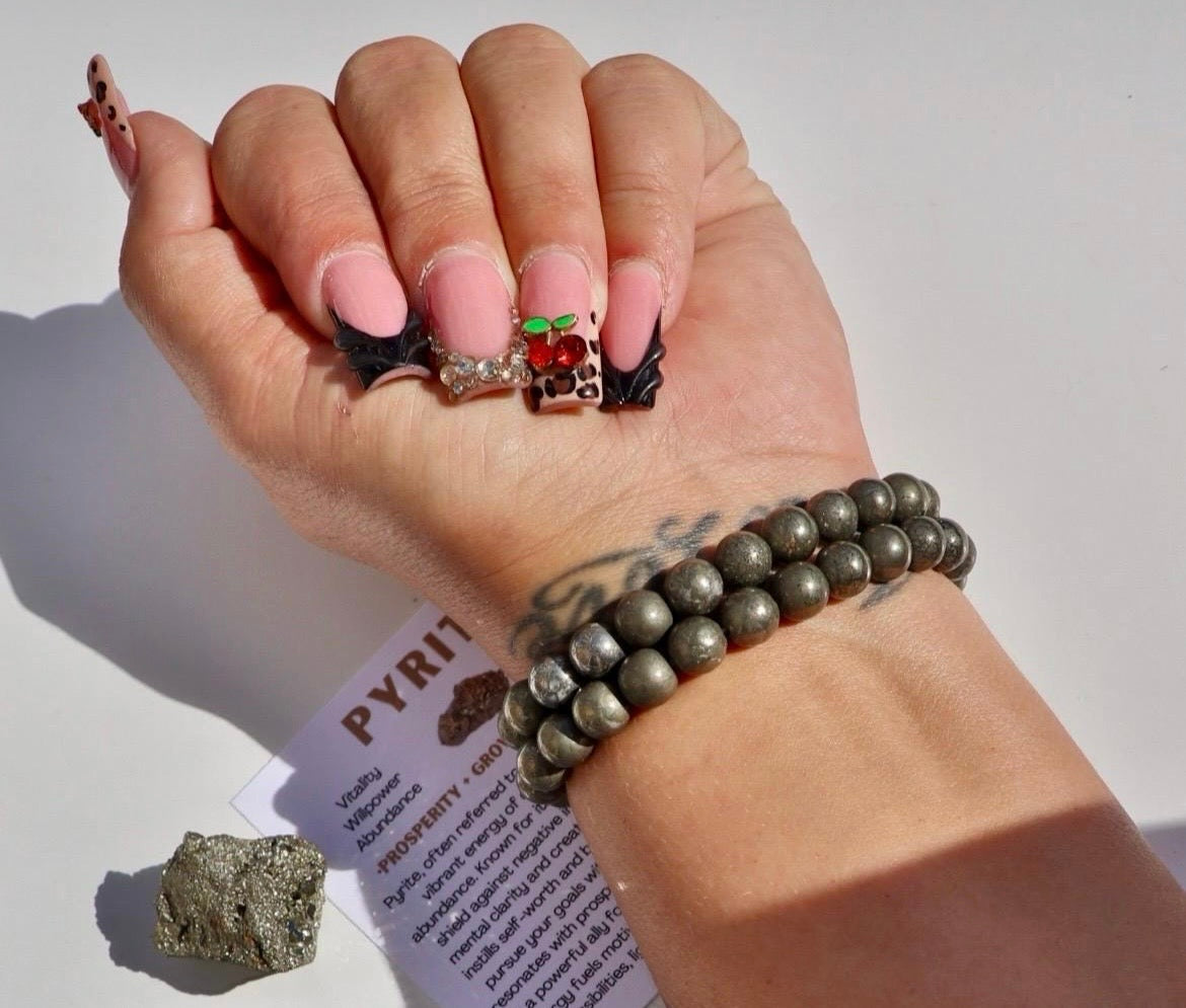 Pyrite Crystal Bracelet