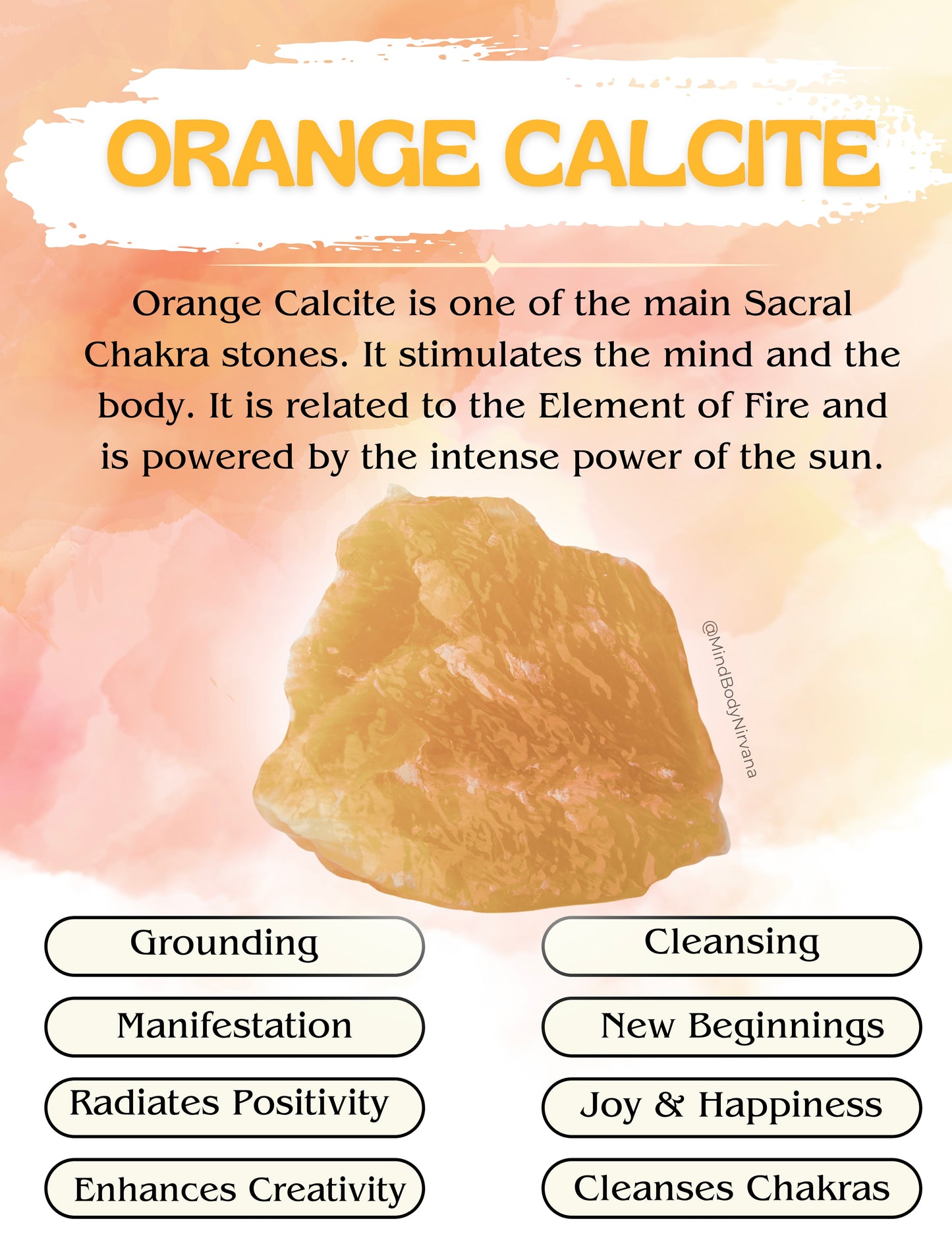 Orange Calcite