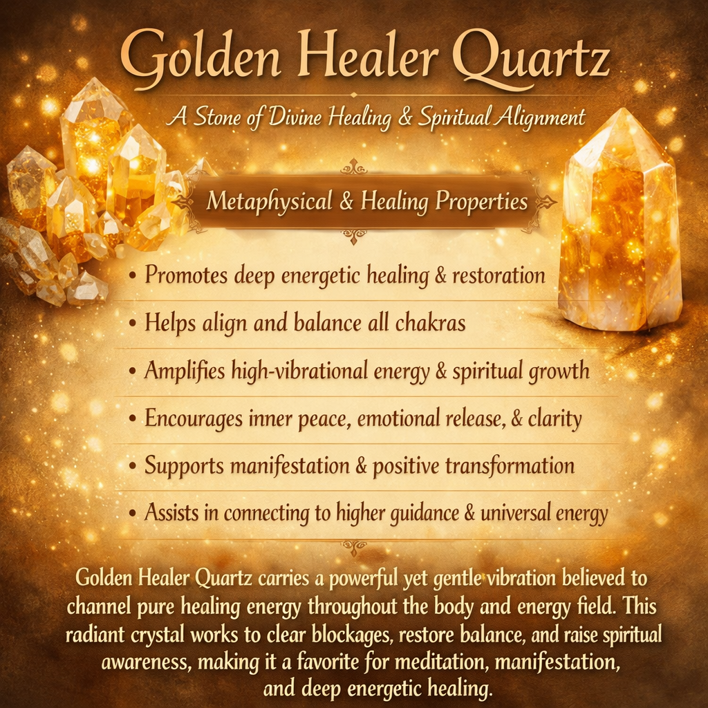 Golden Healer Crystal Bracelet