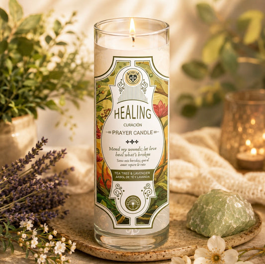 Healing Prayer Candle
