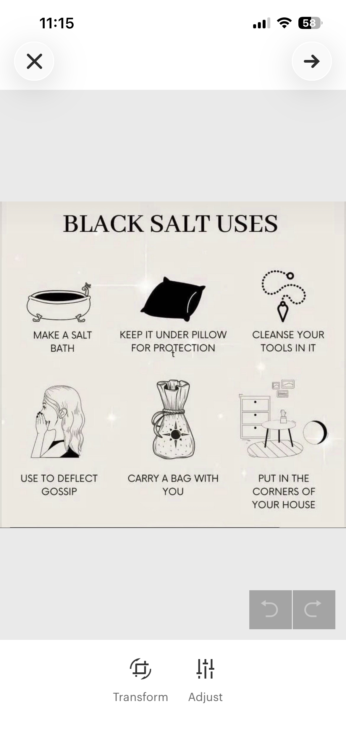 Witches Black Salt