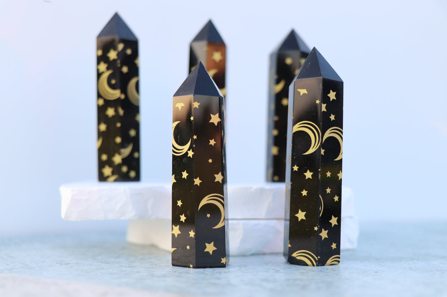 Black Obsidian Celestial Tower
