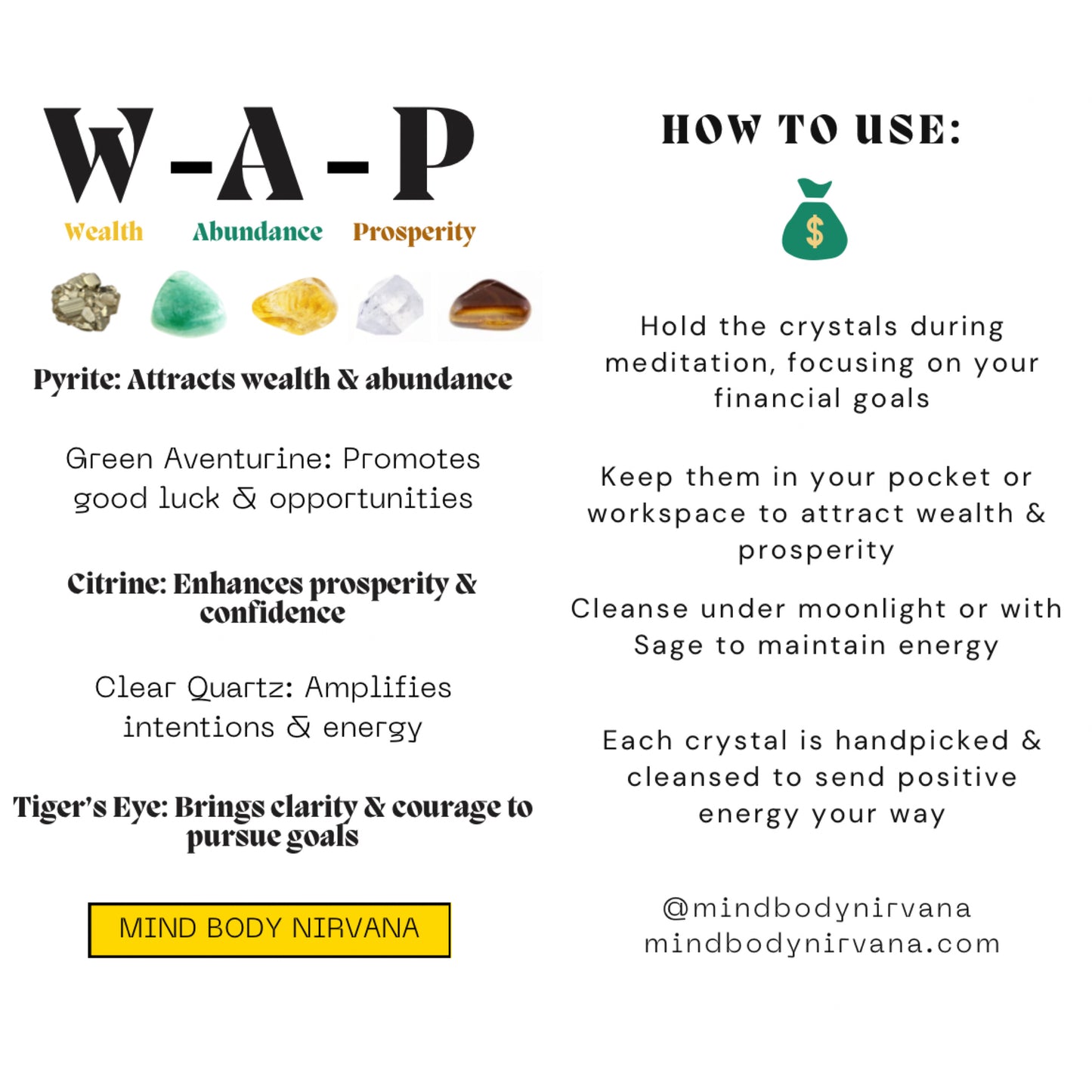 Wealth • Abundance • Prosperity Crystal Kit