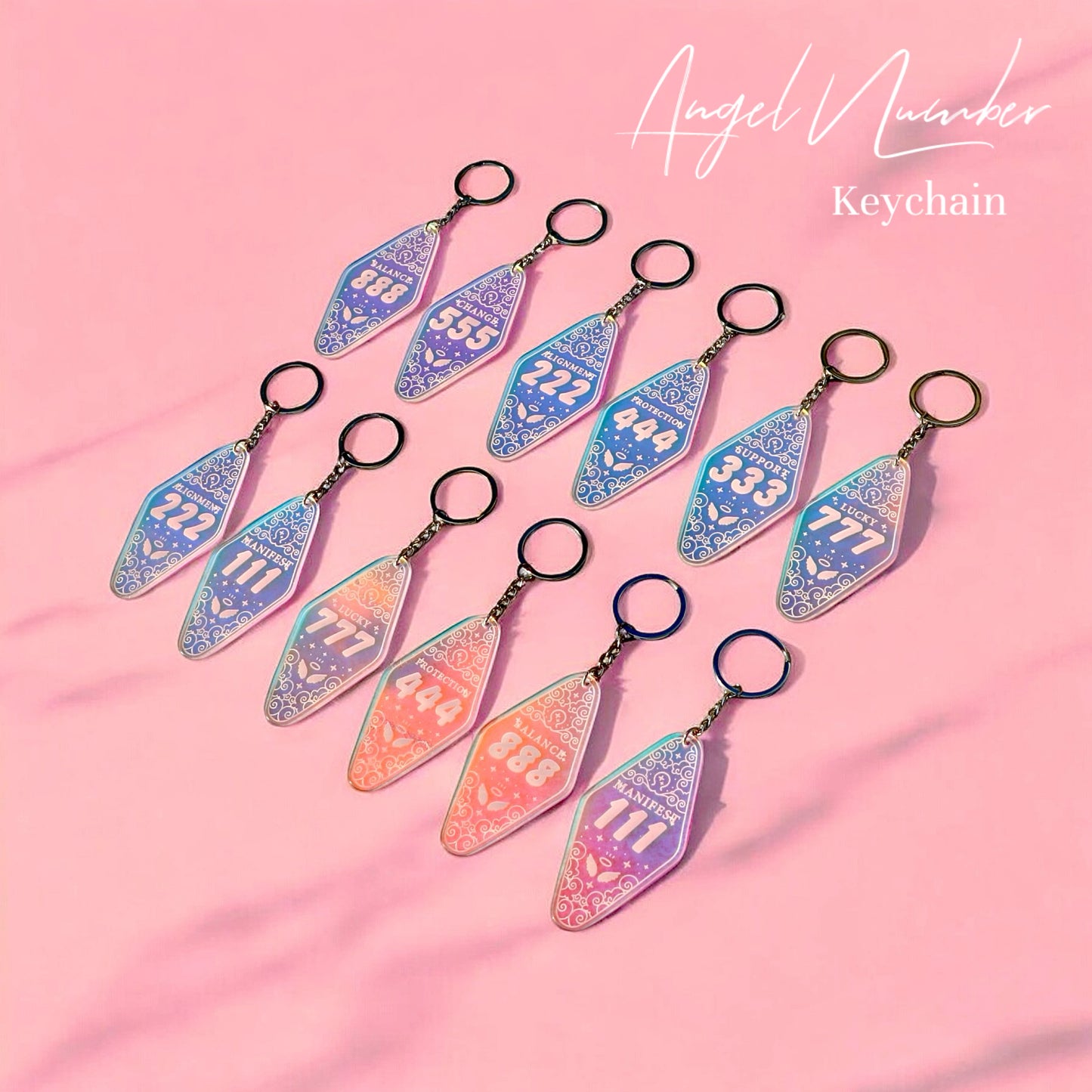 Angel Number Keychain