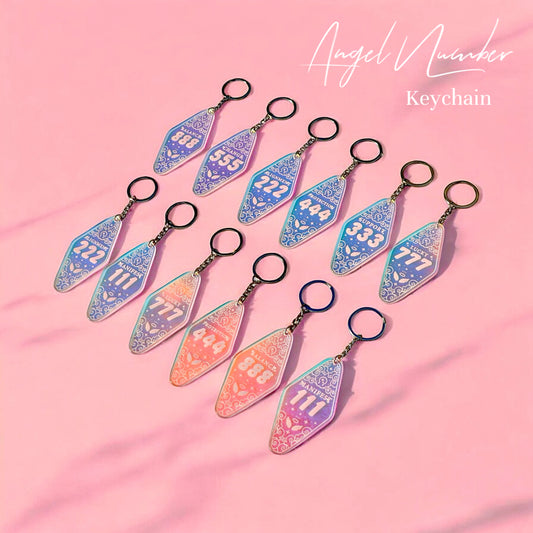 Angel Number Keychain