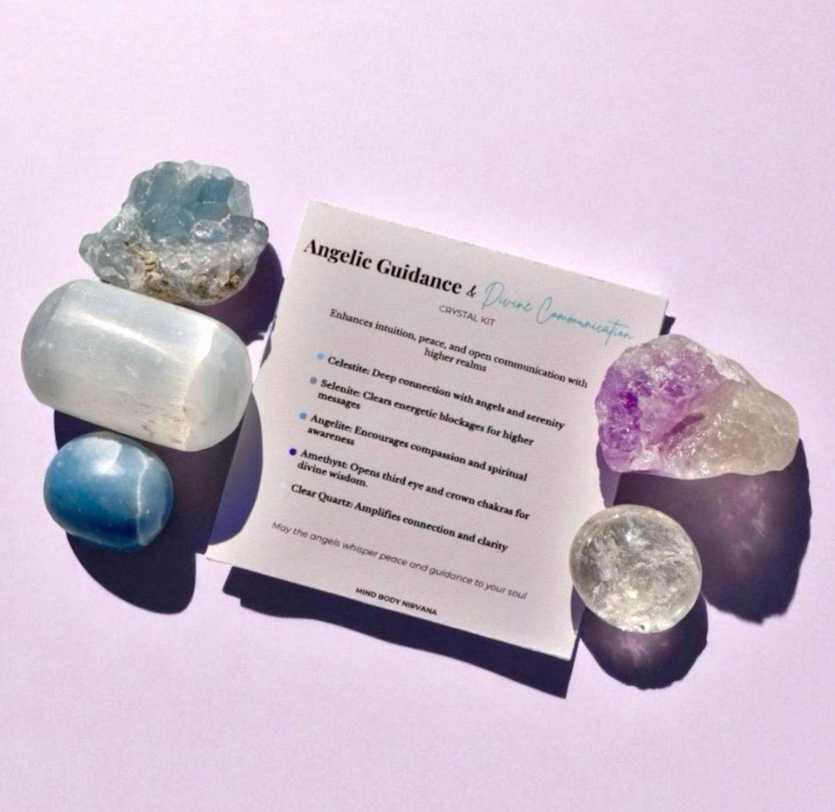 Angelic Guidance & Divine Communication Crystal Kit