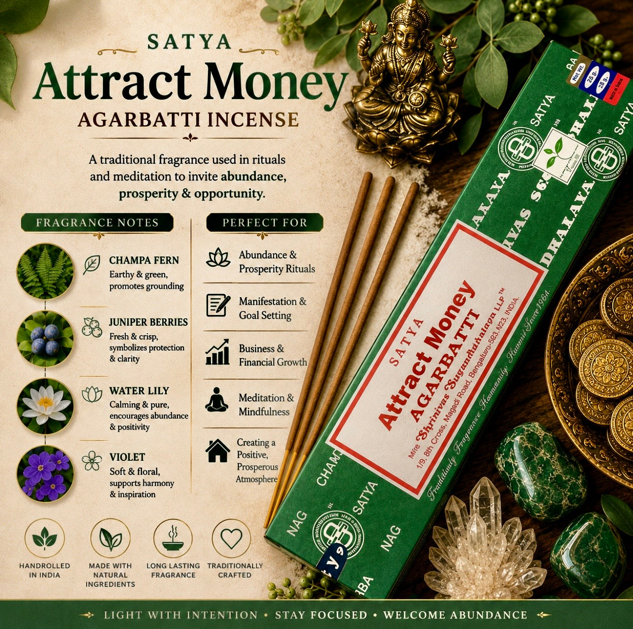 Attract Money Incense