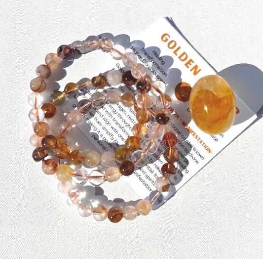 Golden Healer Crystal Bracelet