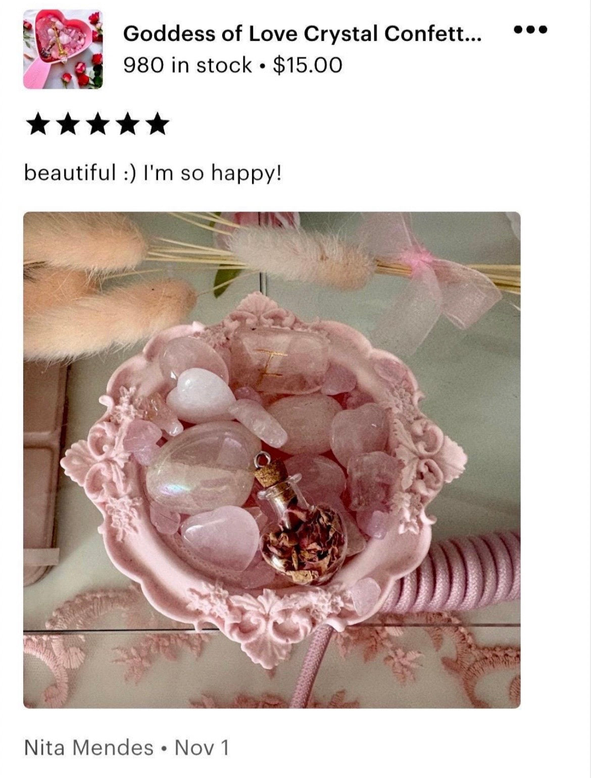 Goddess of Love Crystal Confetti