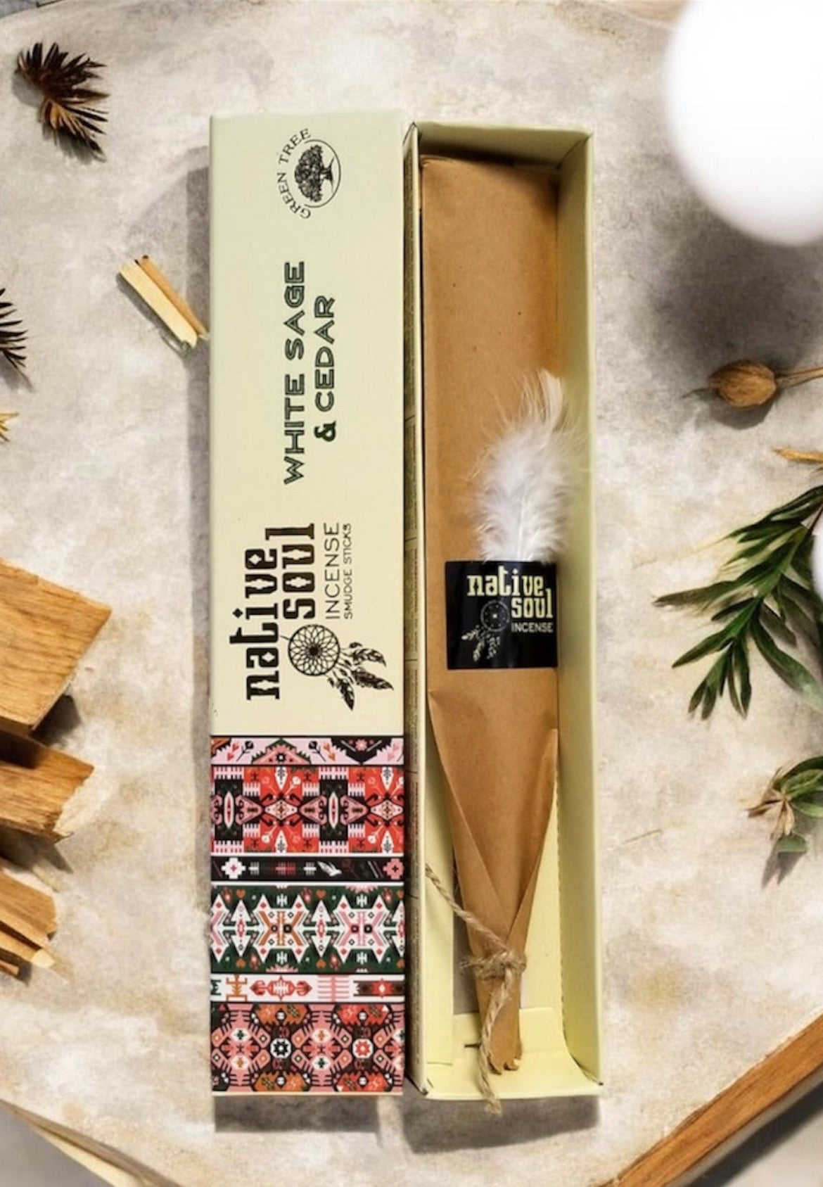 Native Soul White Sage & Cedar Incense