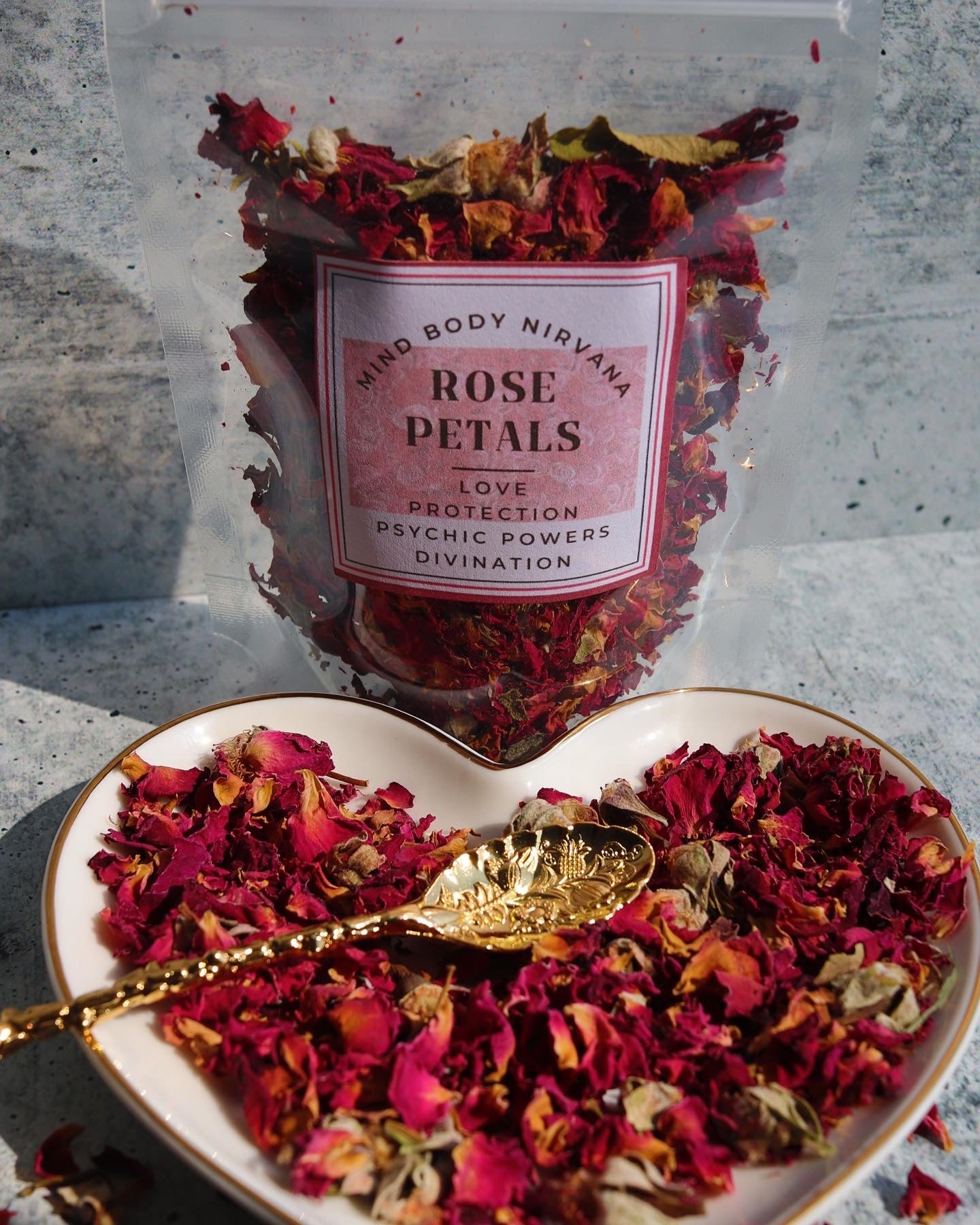 Dried Rose Buds & Petals