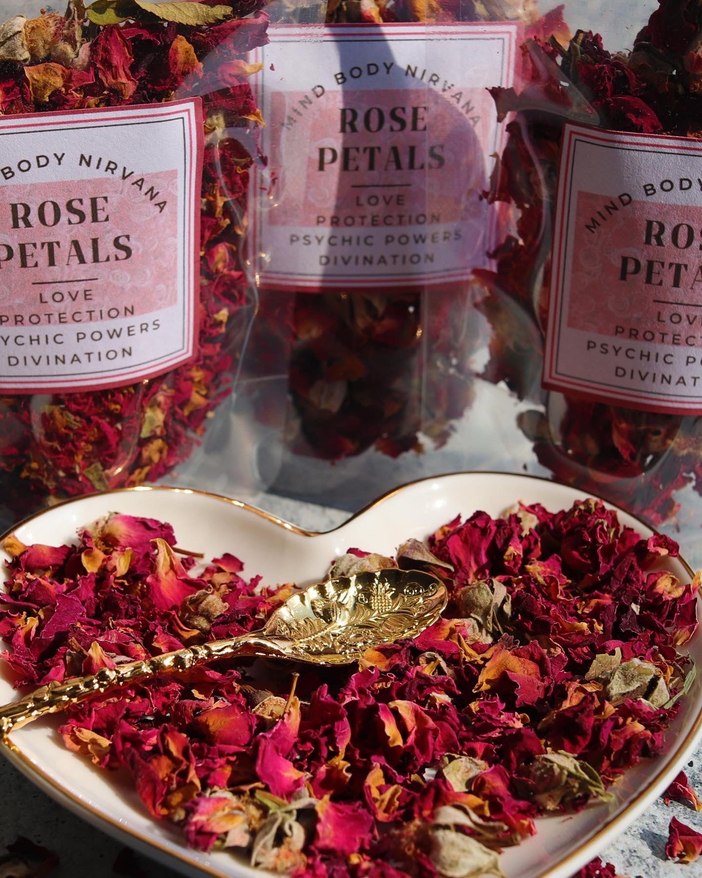 Dried Rose Buds & Petals